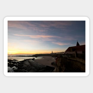 January sunrise at Cullercoats Bay (3) Sticker